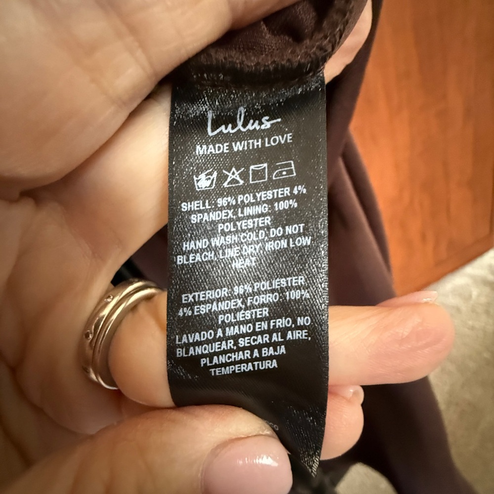 Lulu's Brown Midi Dress - Picture 6 of 8